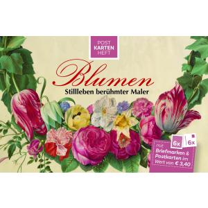 'Blumen Stillleben berühmter Maler' Postkarten Heft 